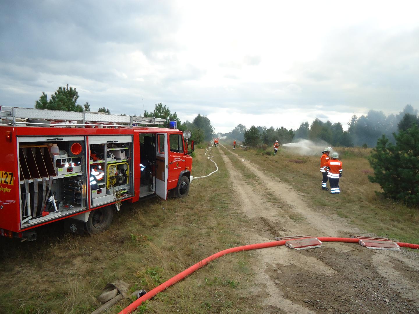 Brandschutzübung Heidebrand KFB Ost